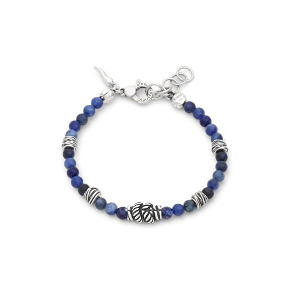 Bracelet Giovanni Raspini Homme Satellite in Argent Sodalite 12573L - 12573L